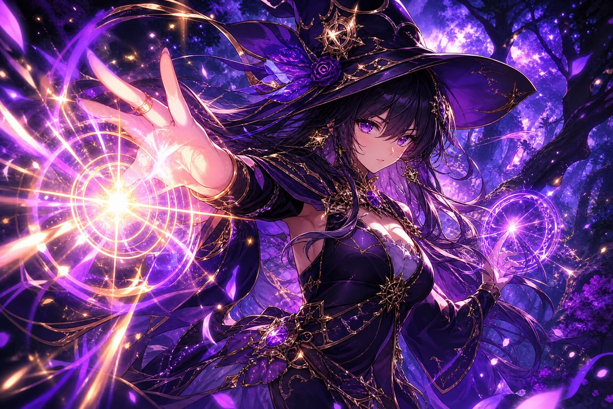探花-魔法少女紫晶传说动漫演示